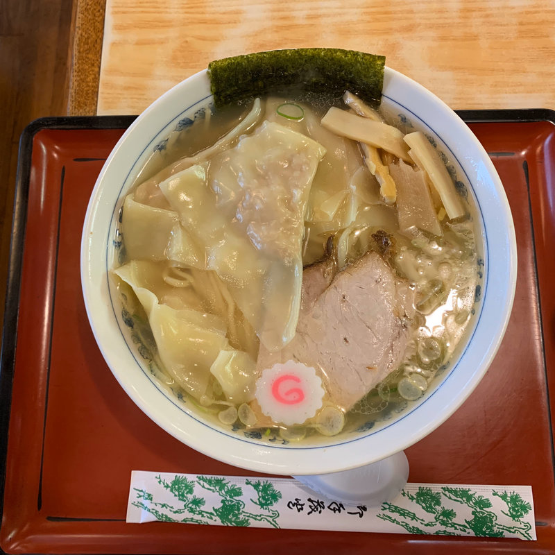 ワンタン中華そば。塩(十二社 大勝軒)