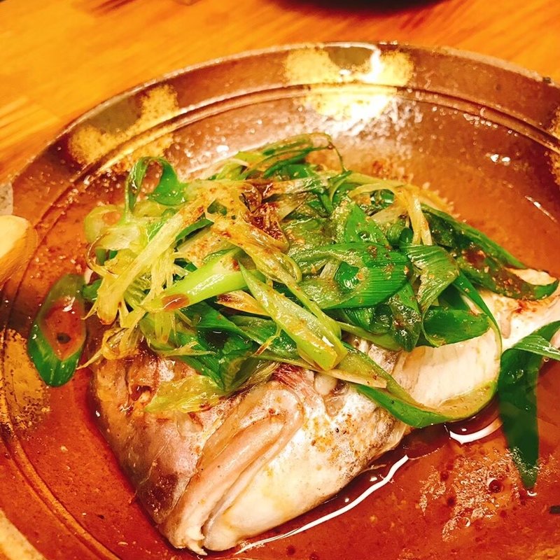 本日のお魚のネギ油かけ(人ごころ )