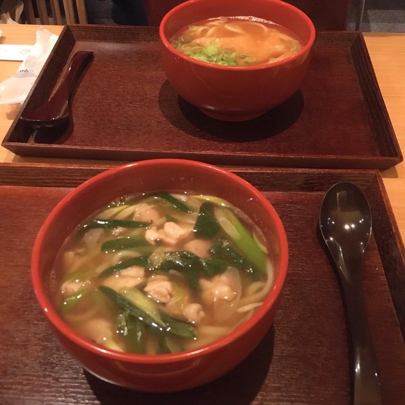 鳥なんばうどん(京うどん 生蕎麦 岡北（おかきた）)