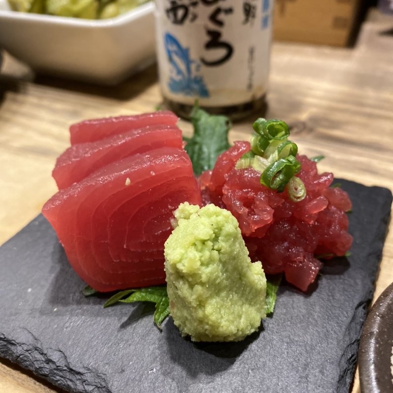 鮪のお造里(太平洋酒場)