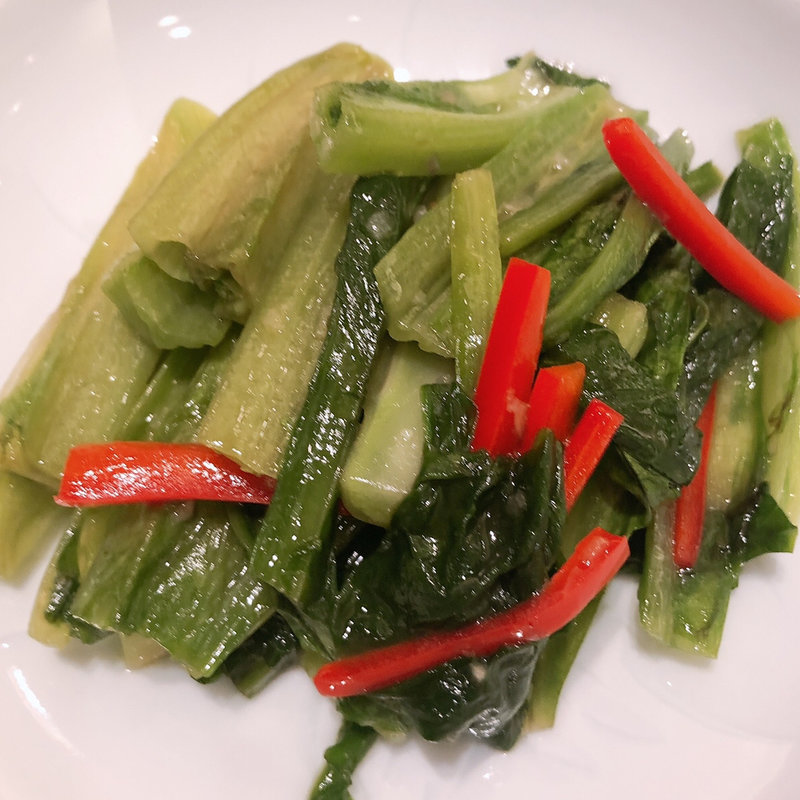 塌菜の炒め物(赤坂璃宮 銀座店)