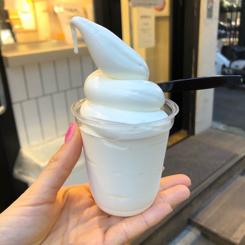 マスカルポーネチーズソフトクリーム(惣菜・弁当「十季舎」)