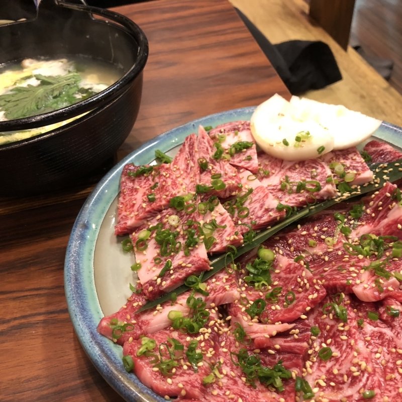 上カルビ、上ローズ(焼肉 大樹)