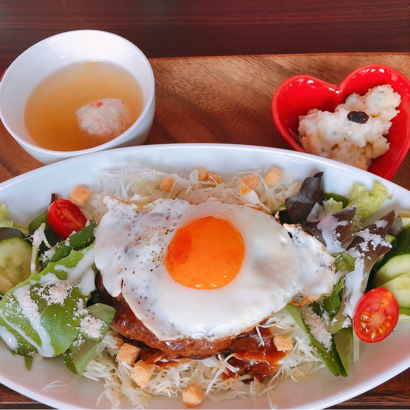 ロコモコ丼(ハートフル)