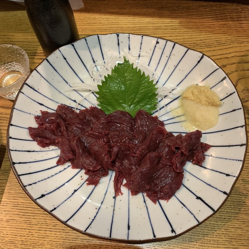 馬刺し(割烹 源氏)