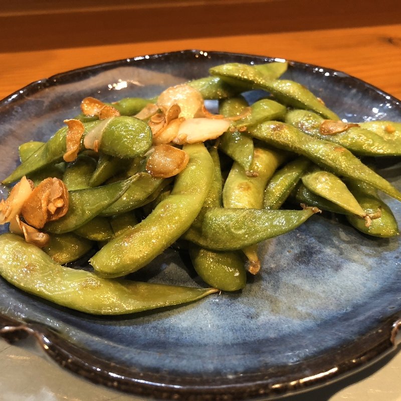 枝豆のアーリオオーリオ(塩梅)