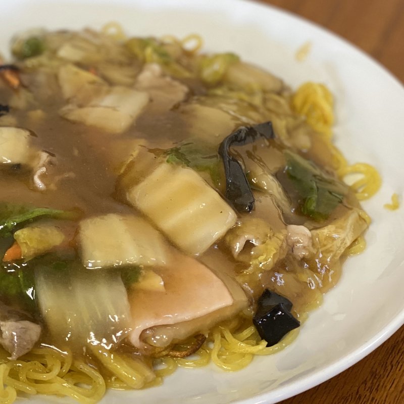 あんかけ焼きそば(中華定食喰い処　ふくふく )