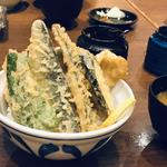 トロ鯵天丼(博多天ぷら たかお サウスウッド横浜店)