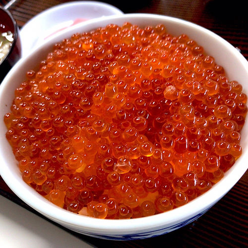 いくらどん いくら丼(鶴亀屋食堂 （名物マグロ丼）)の口コミ一覧 | No.1のメニュー