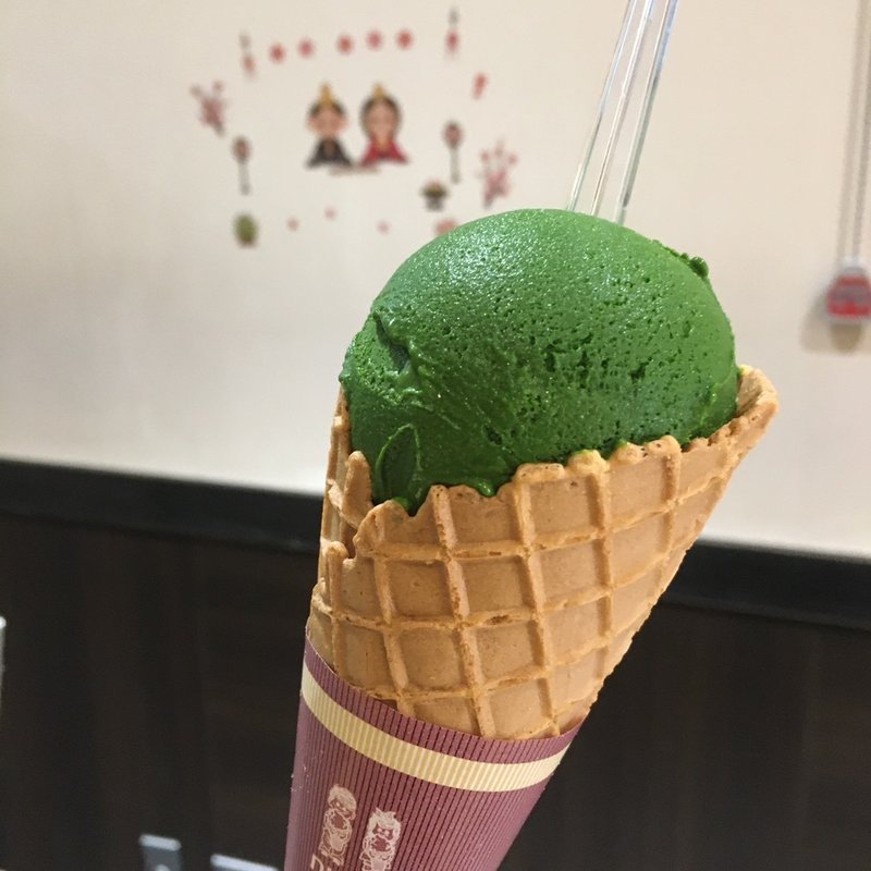 抹茶ジェラートNo7  (コーン)(壽々喜園)