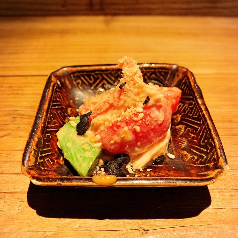 フルーツトマトとスナップの胡麻和え(酒井商会)