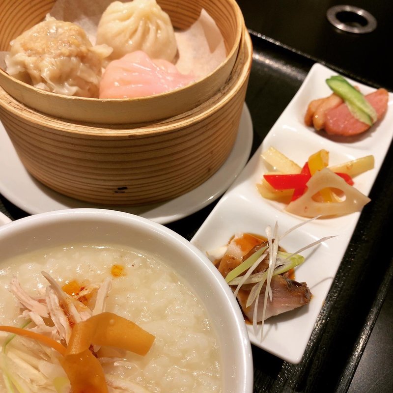 中華粥セット(石鍋料理 健)