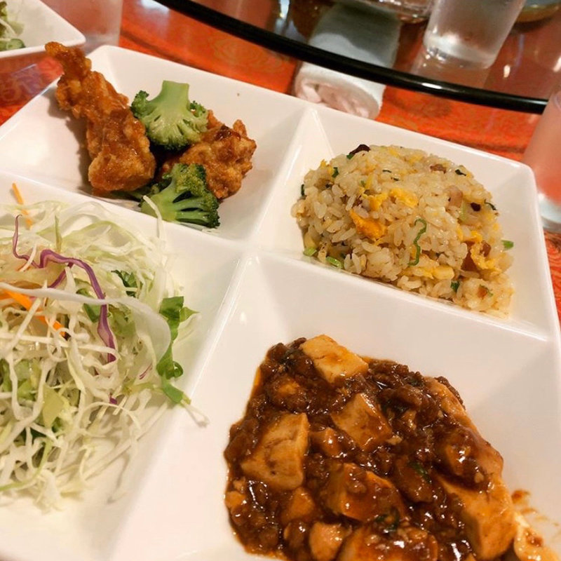 中華ランチセット(楓林閣 阿倍野店・ビアガーデン)