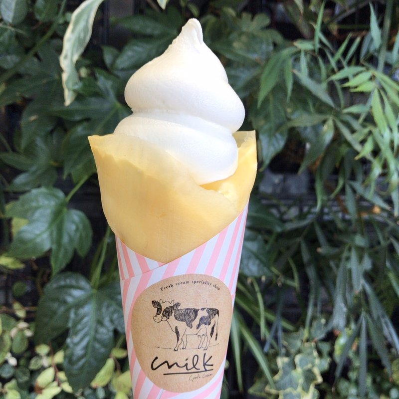 生クリームクレープソフト(生クリーム専門店 渋谷店)