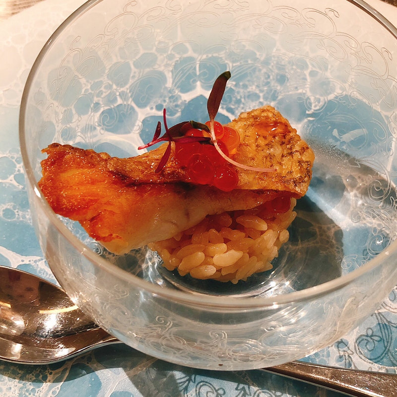 のどぐろの炙り(銀座大石)