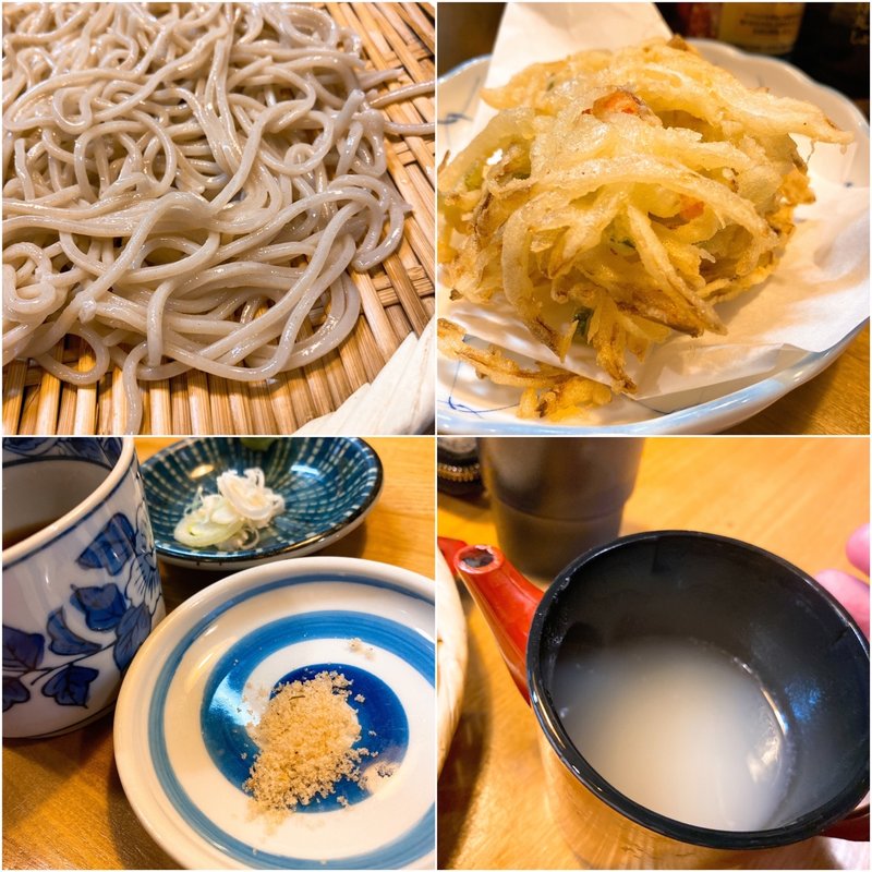 もりセット（かき揚げ）(生そば ひろ吉)