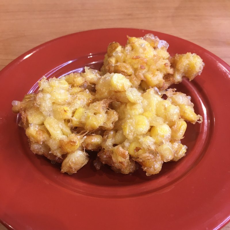 とうもろこしのかき揚げ(くら寿司 瀬戸店)