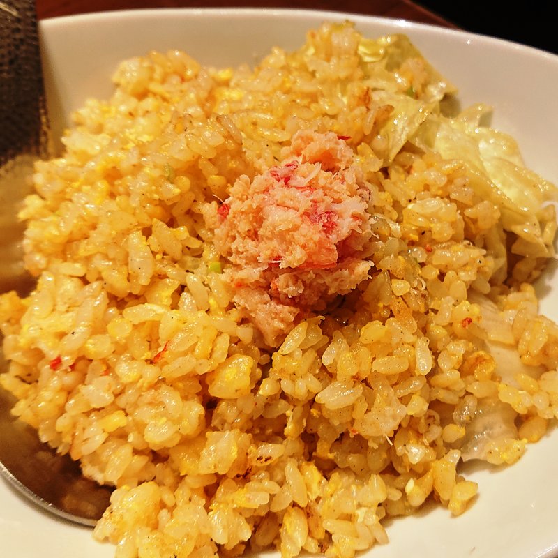 蟹とレタスの炒飯(WANG’S GARDEN 武蔵小杉店 （ワンズガーデン）)