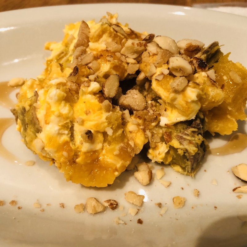 かぼちゃとサツマイモのサラダ(GOOD CHEESE GOOD PIZZA)