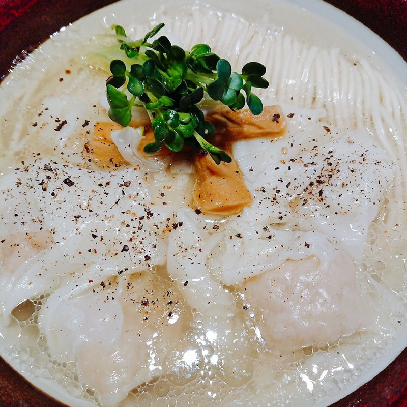 塩ワンタン麺(麺屋坂本01)