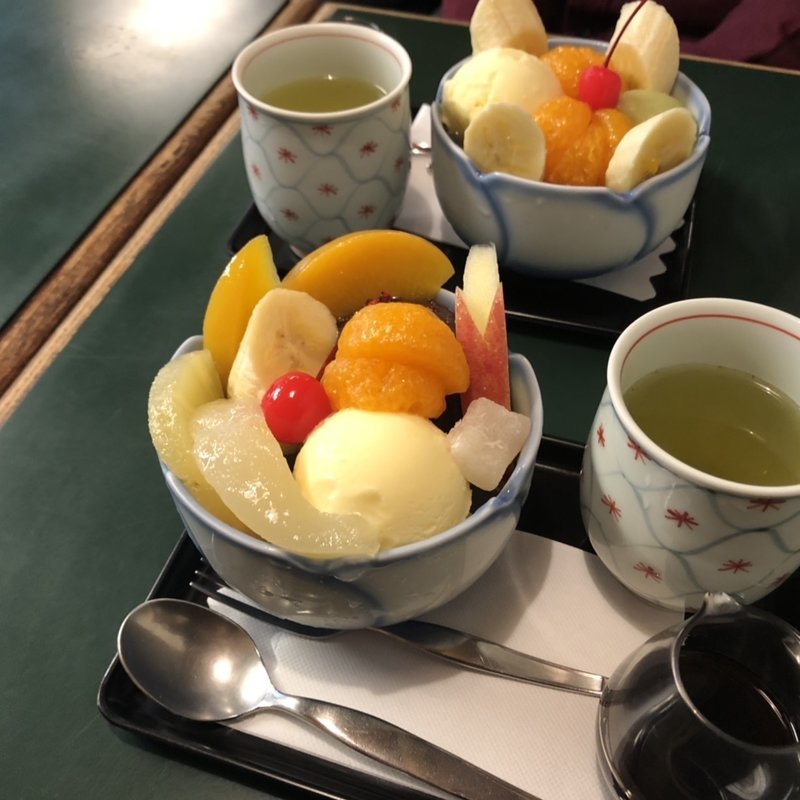 フルーツクリームあんみつ(甘味処 彦いち )