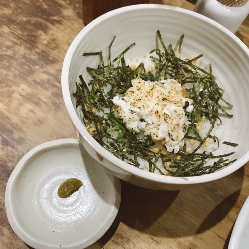 お茶漬けセット(麺屋 鯛鯛)
