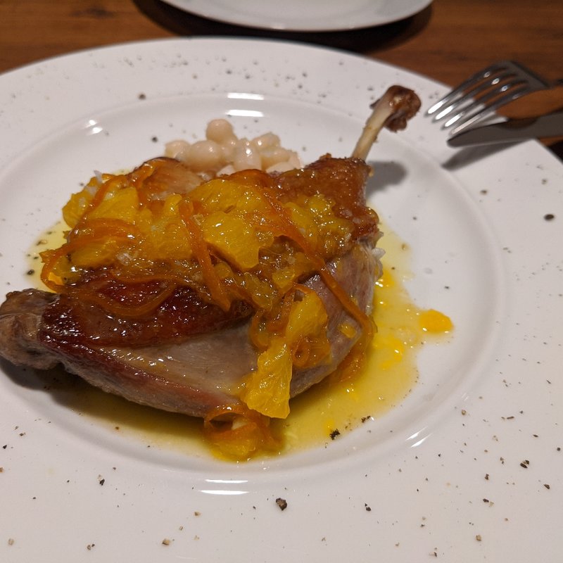 鴨　オレンジソース(Via Santa Reparata 22)