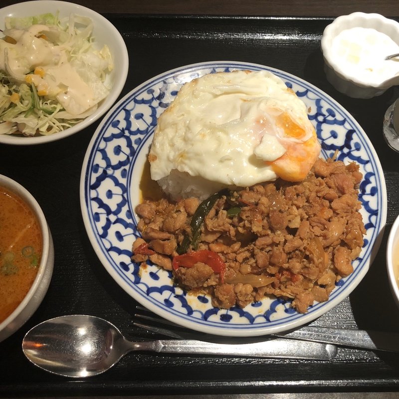 ガパオ&ミニカレー(Lotus Lounge青山（ロータスラウンジ 青山))
