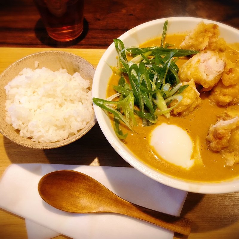 薬膳鶏天カレーうどん(本町製麺所 ゆ)