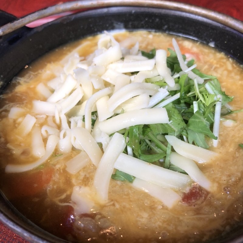 カレーチーズ雑炊(ぞうすいの店 お通 新宿歌舞伎町店)