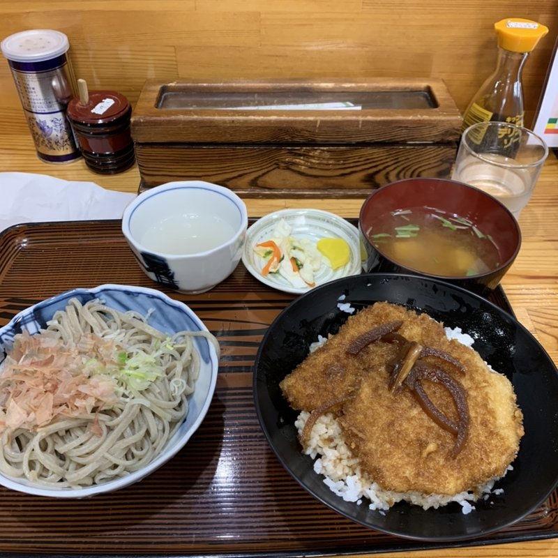 ソースかつ丼セット(どうせき)