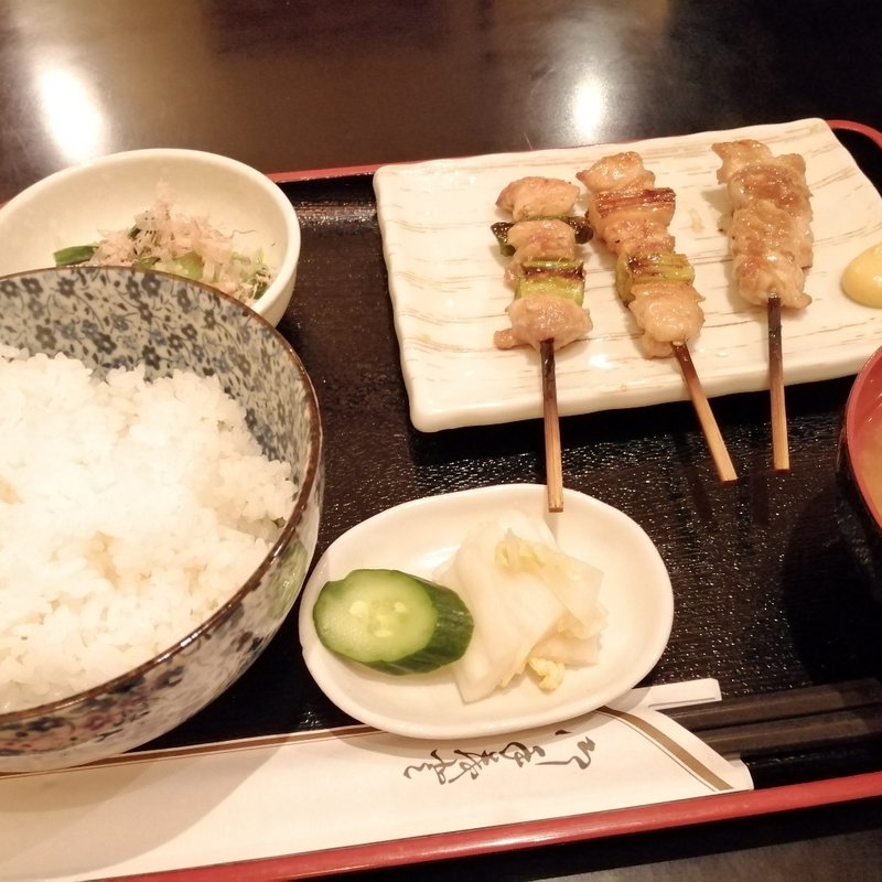 焼き鳥定食(焼鳥とりひろ)