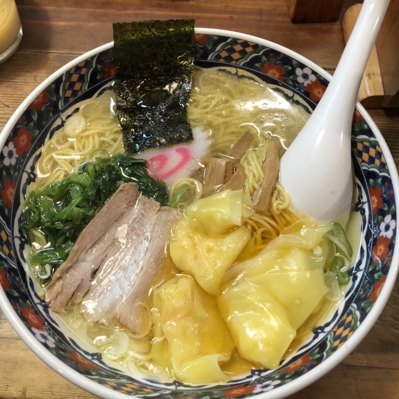 海老ワンタン麺(函館ラーメン 船見坂)
