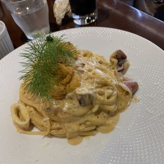 ウニのカルボナーラスパゲティ(イタリア食堂 パッシオーネ (ITALIAN RESTAURANT passione))