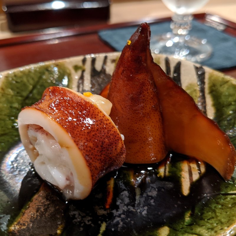 青森産子持ちヤリイカ(鮨なが井)