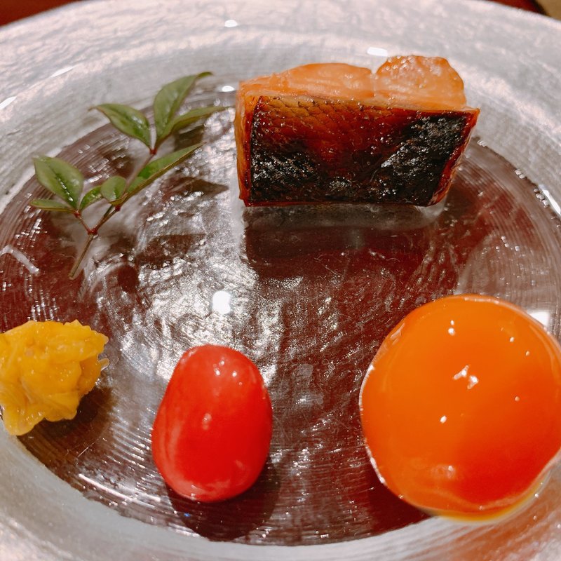 青森産サクラマス幽庵焼き(鮨なが井)