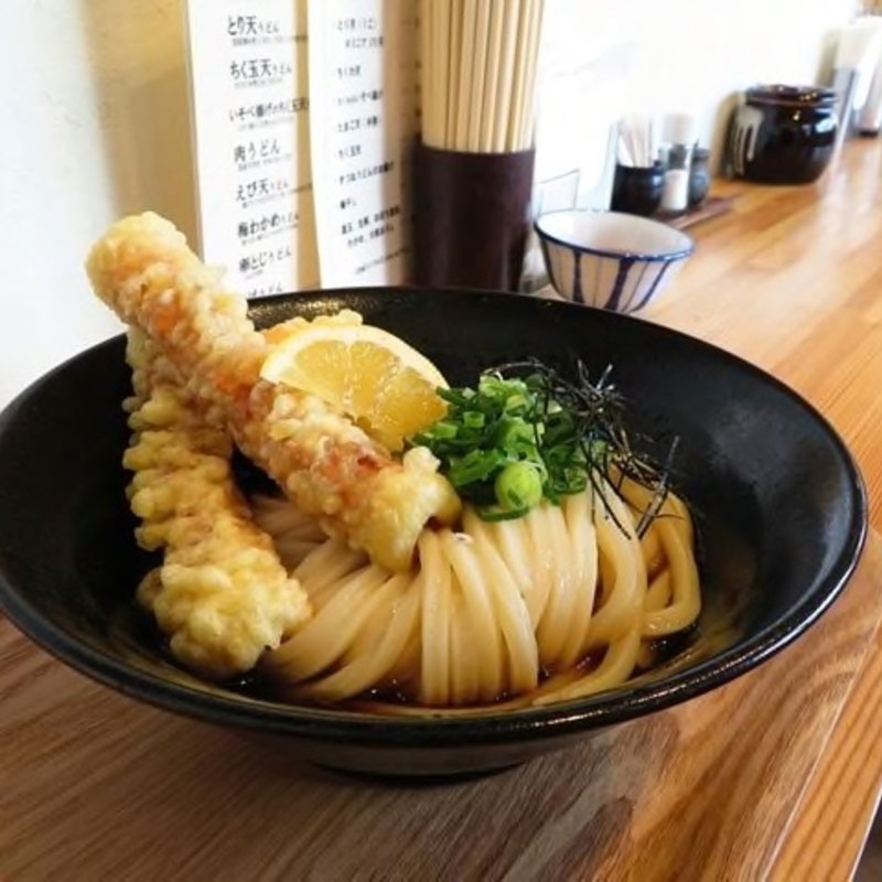 ちく玉天ぶっかけ(大盛り)(卯らら華)