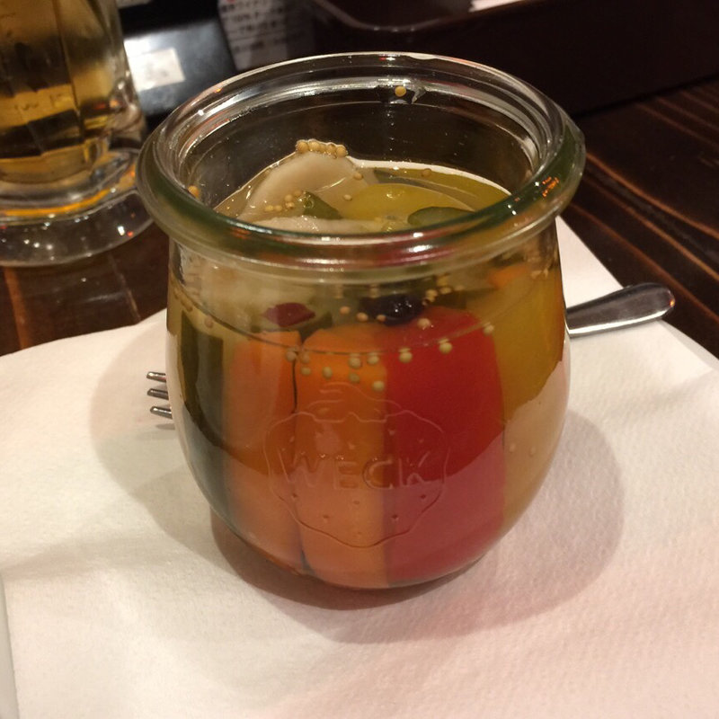 自家製ピクルス(cafe and bar cuccina)