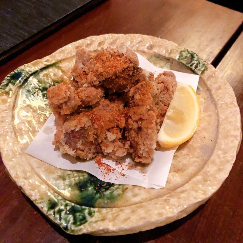 レバー七味揚げ(創作和食 古月)