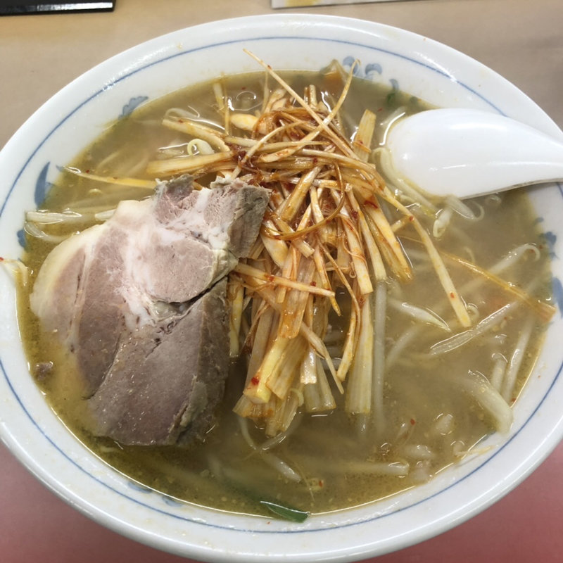 ねぎ味噌ラーメン(ラーメンリバーサイド)
