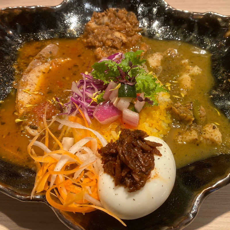 三種あいがけ(BAGAWAAN CURRY)