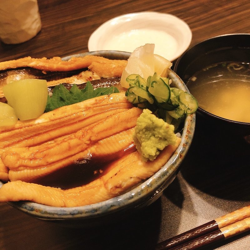 特製あなご丼(築地 海鮮 はしば)