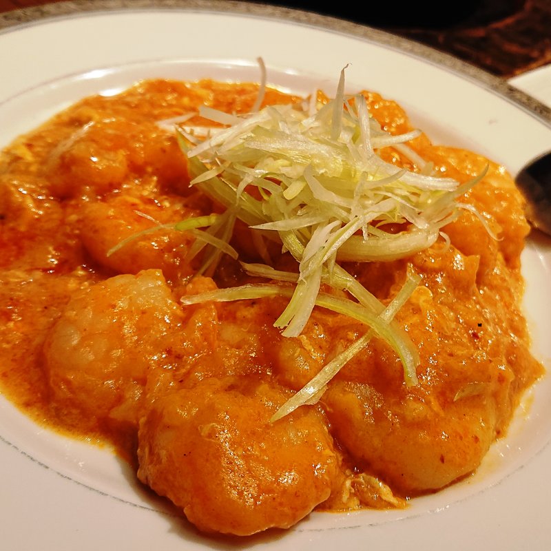 四川風海老のチリソース(WANG’S GARDEN 武蔵小杉店 （ワンズガーデン）)