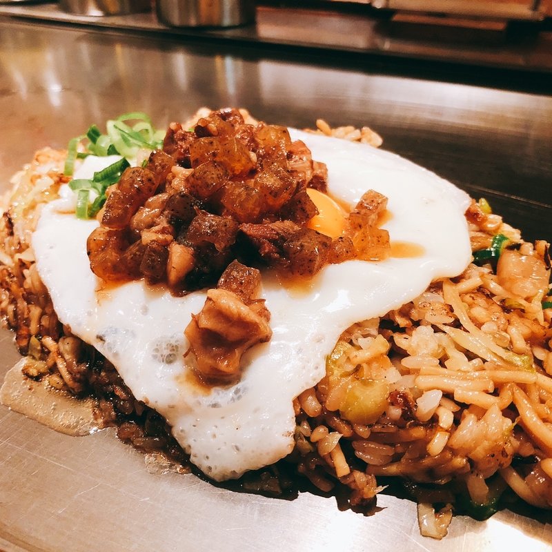 牛スジぼっかけそばめし(長田タンク筋)