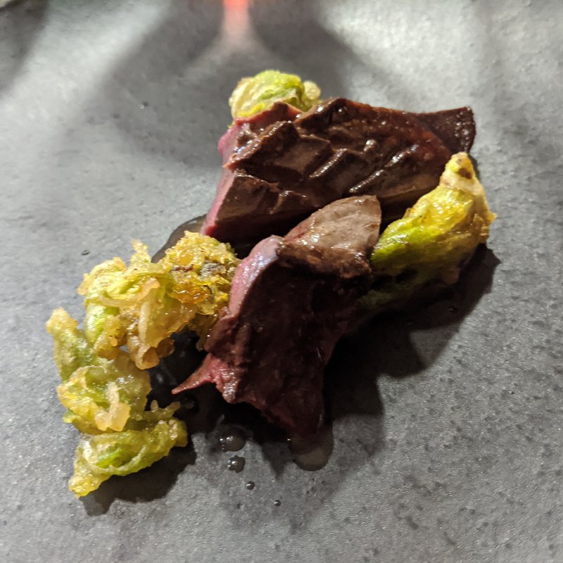 エゾジカ　ハツ(ビストロ ワタナベ)