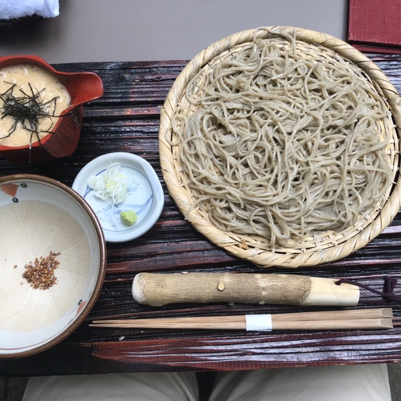 つけとろそば(天山湯治郷 じねん蕎麦 すくも)