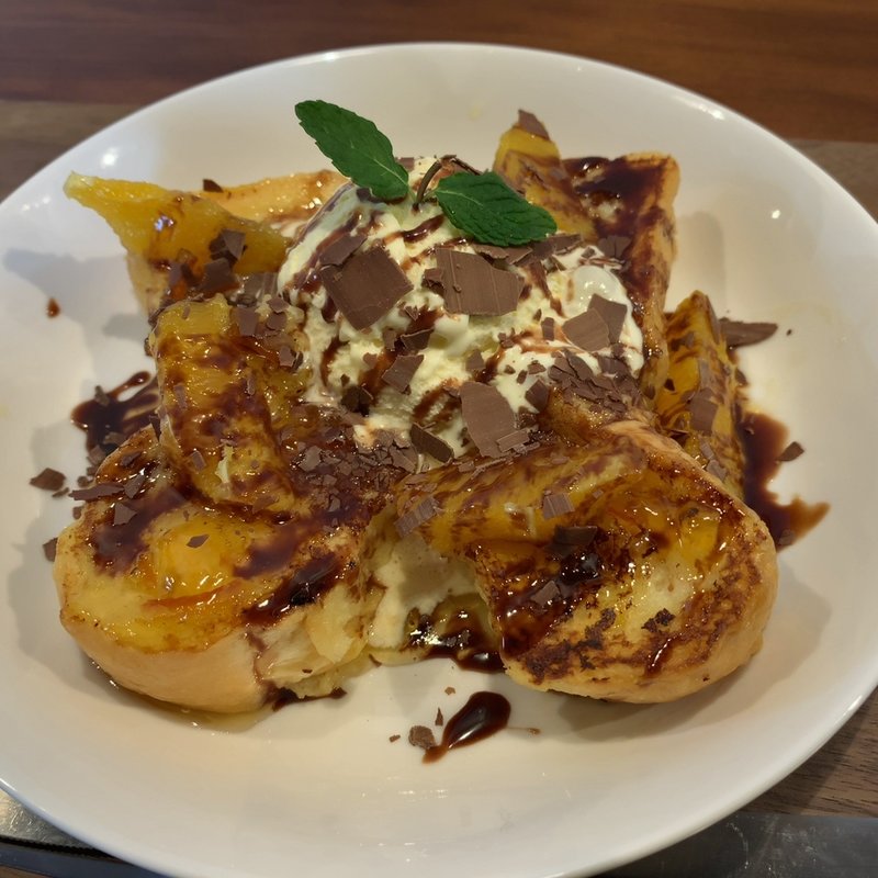 オレンジショコラフレンチトースト(六華亭)