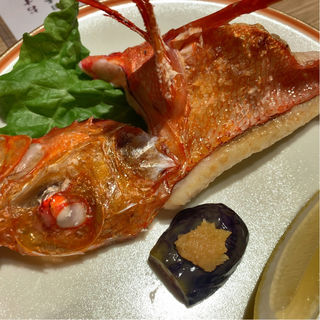 釣りきんき塩焼(旬菜旬魚 うたげ)
