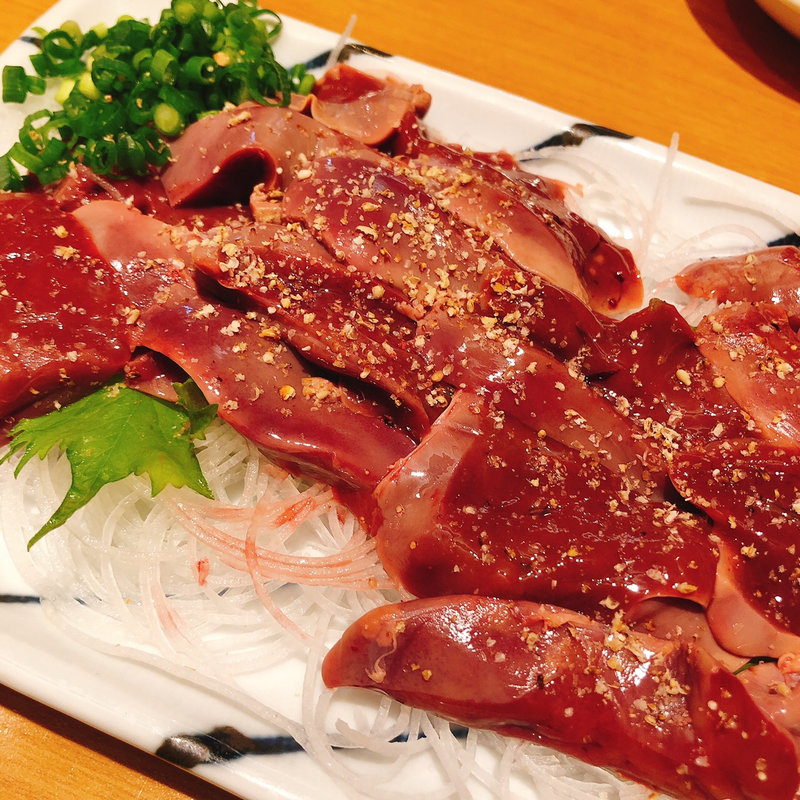 レバ刺し(虎屋)