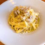 豚のラグーと白インゲン豆のフィットチーネ(トラットリアクワトロラガッツィ)